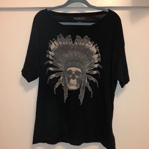 Skeleton graphic tee